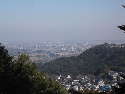 海の見える丘公園から見る仙台市の海側