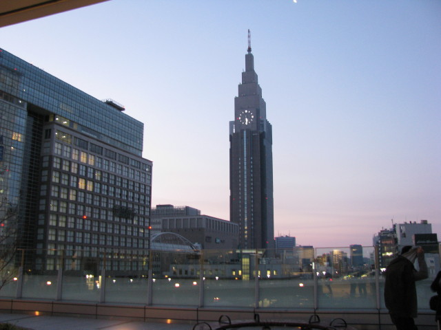 バスタ新宿から見る東京の街並
