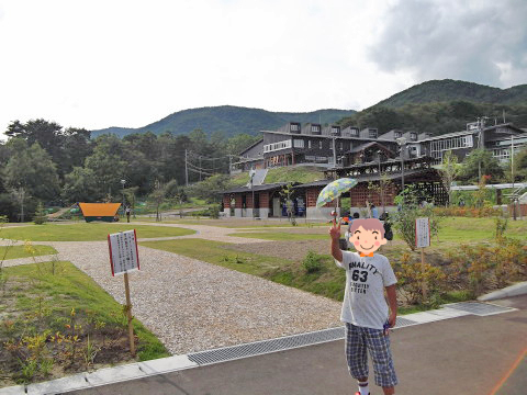 泉ヶ岳のキャンプ場に到着