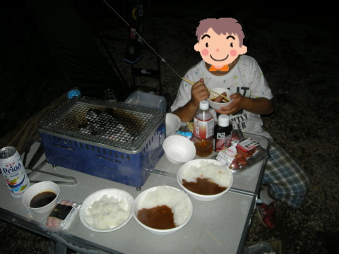 カレーライスが完成！