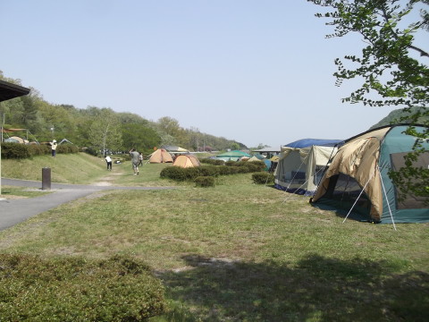 牛野ダムキャンプ場へ到着