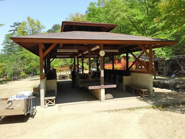 第2キャンプ場の炊事場