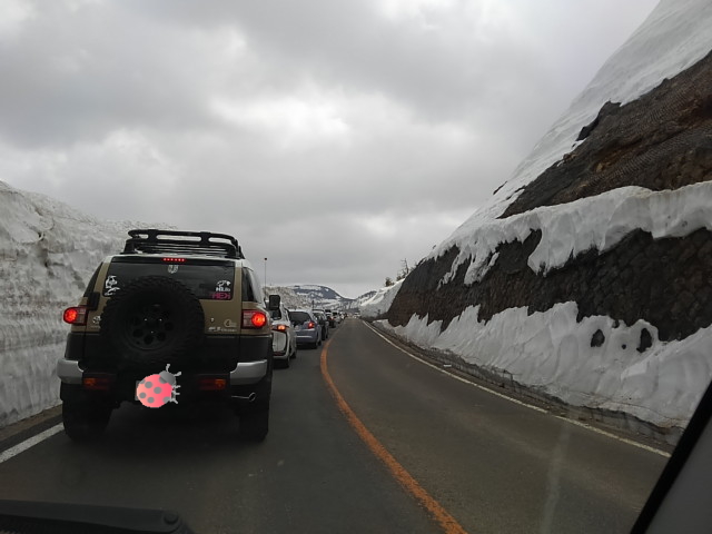 雪の回廊は、もう目前