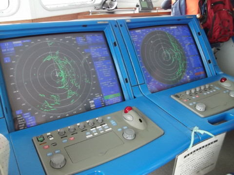 宮城丸のレーダー