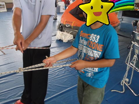 ロープワーク体験