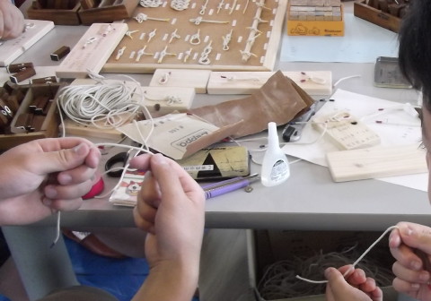 ロープワークアクセサリー製作