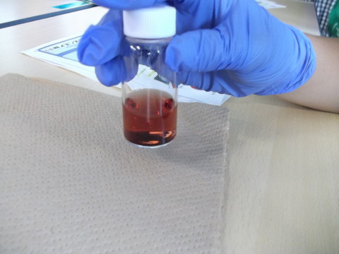 ナノ粒子が完成