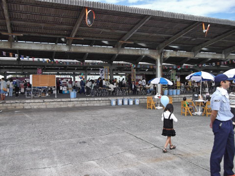 鉄道フェスティバルin東北2015の会場内