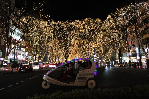 仙台光のページェント2015のイルミネーション