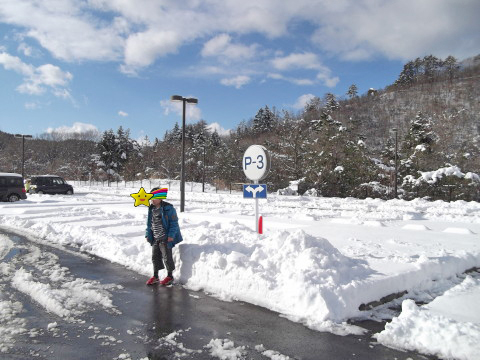 2015年1月31日の仙台市天文台前