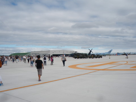 復興感謝イベント会場に到着