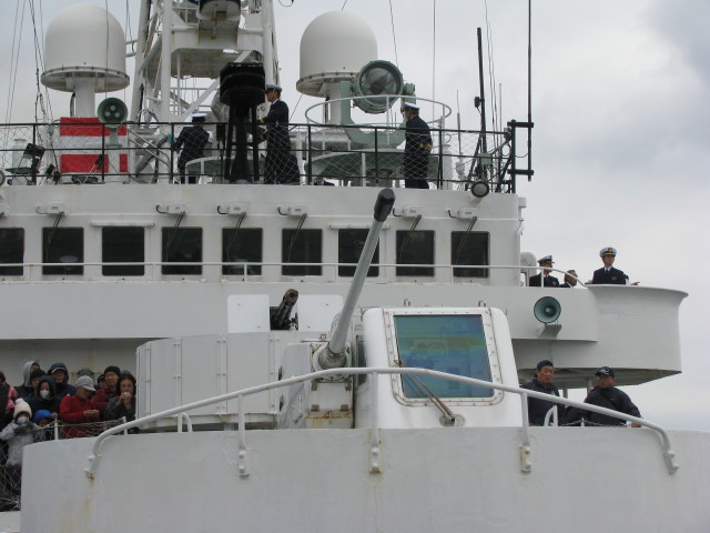 巡視船ざおうに搭載されている機関砲