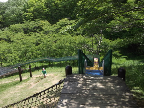 グリーンピア岩沼のローラー滑り台